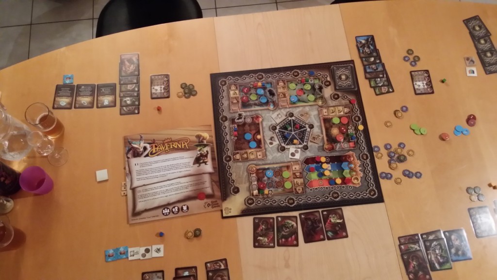 Fin de partie du jeu taverna