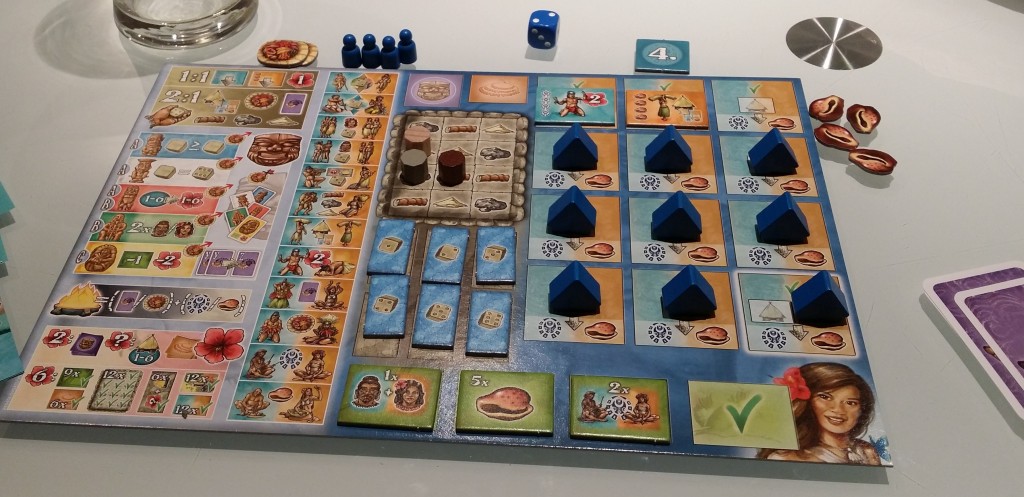 Plateau individuel du jeu Bora Bora