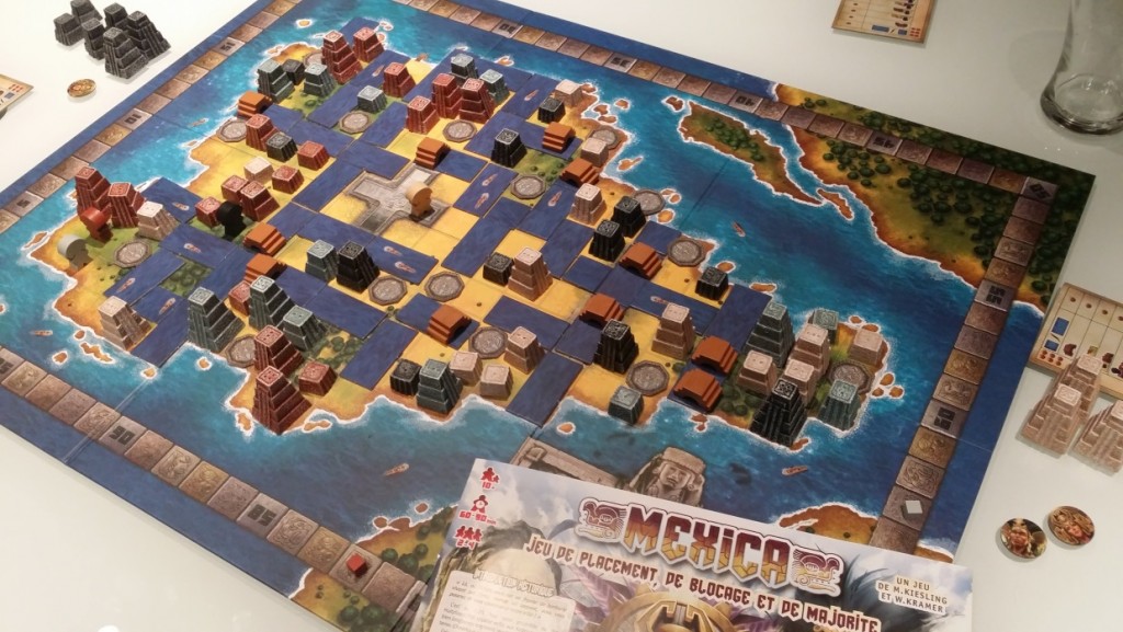 Vue d'ensemble du plan du jeu Mexica
