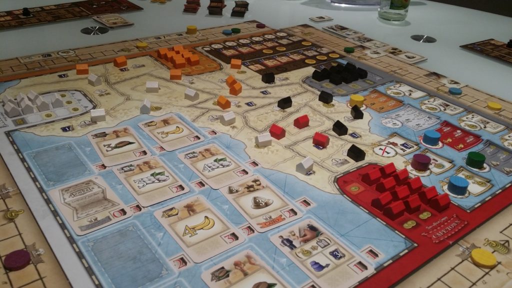 Plateau principal du jeu Mombasa